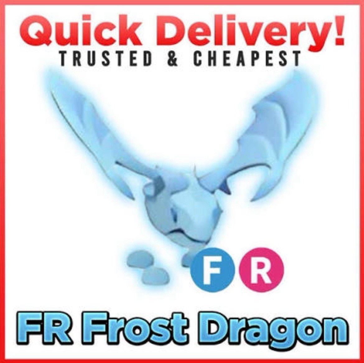 FR FROST DRAGON - BUY NOW! - Adopt From Me Today