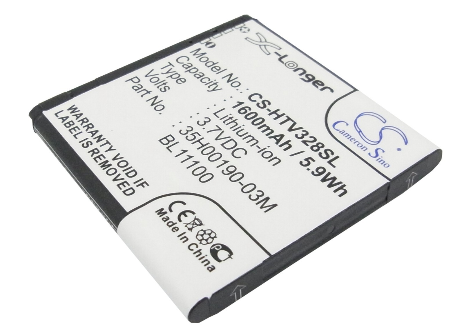 BATTERIE 1600mAh 35H00190-03M BL11100 For HTC T328H T328T T328W T329D T329T