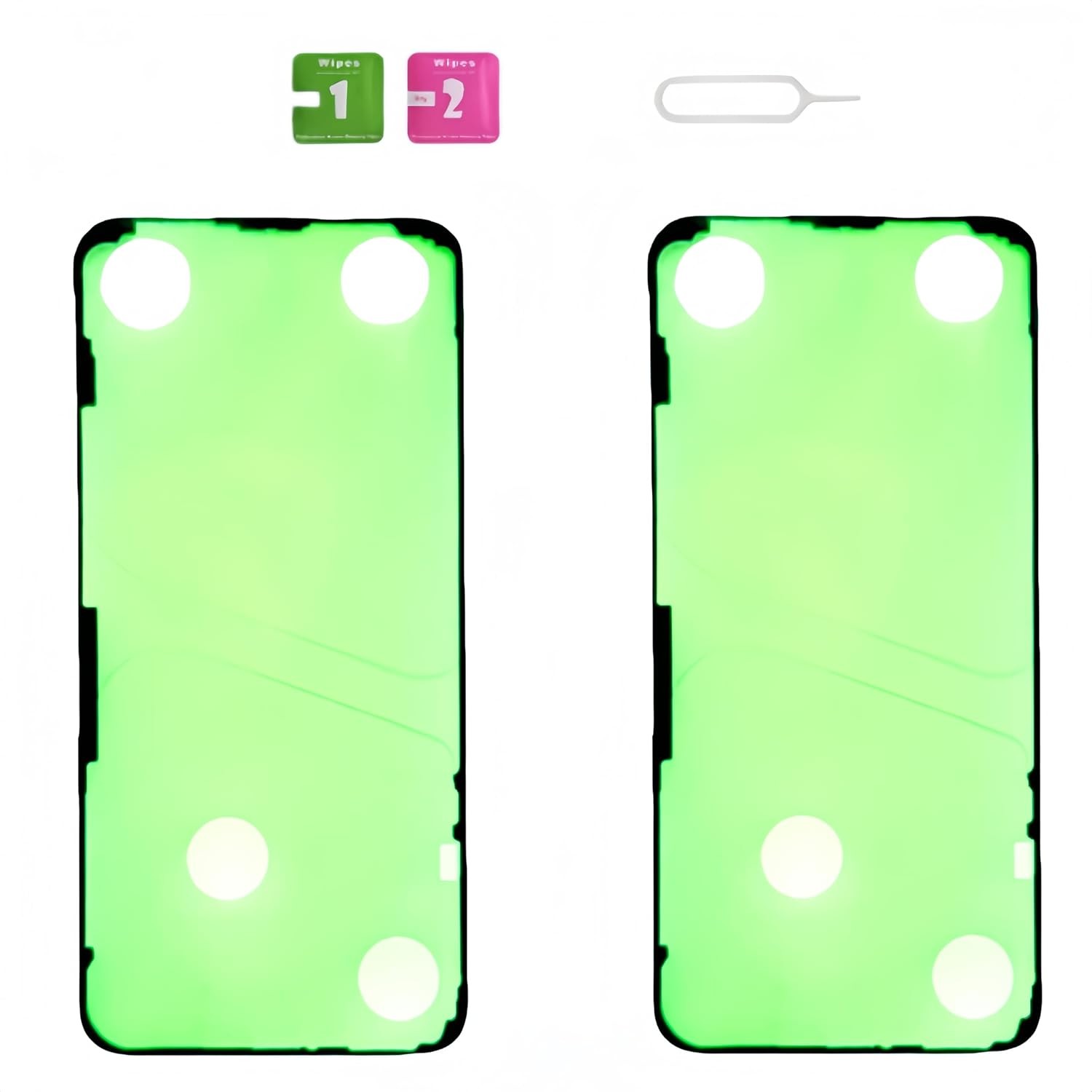 2 PCS Back Battery Door Cover Adhesive Glue Double Sided Tape Replacement