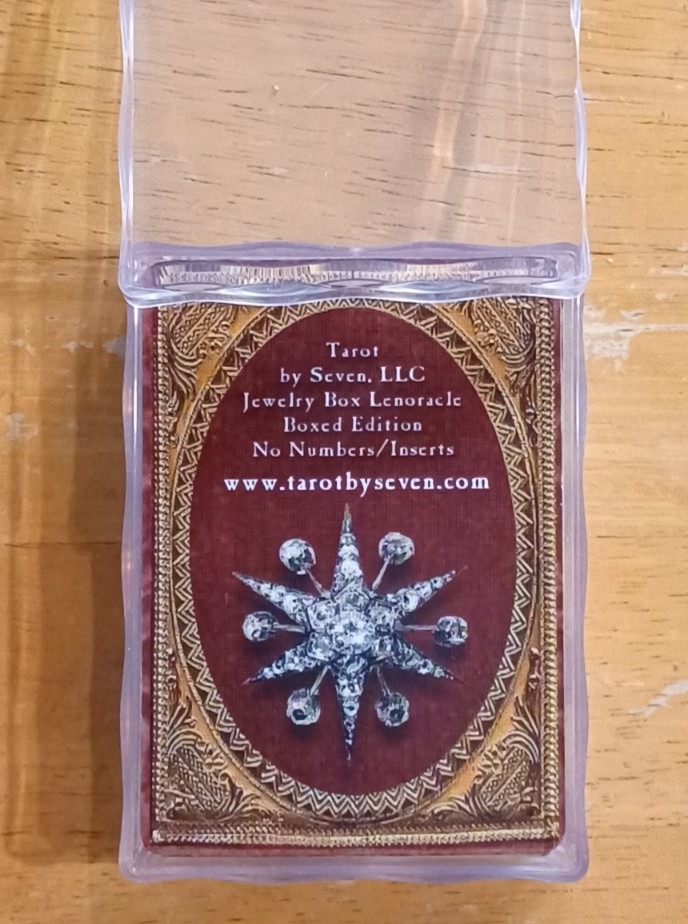 Jewelry Box Lenoracle. One-of-a-Kind OOP 41-Card Custom Deck with Message, 2018.