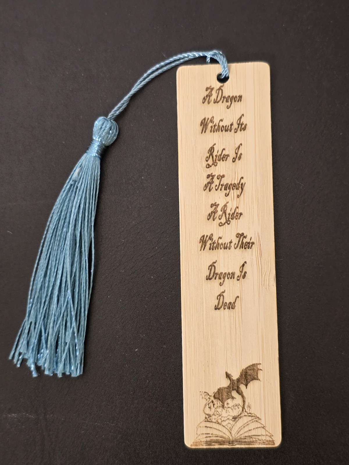 Fourth Wing Inspired Bookmark- A Dragon Without Its Rider Is A Tragedy