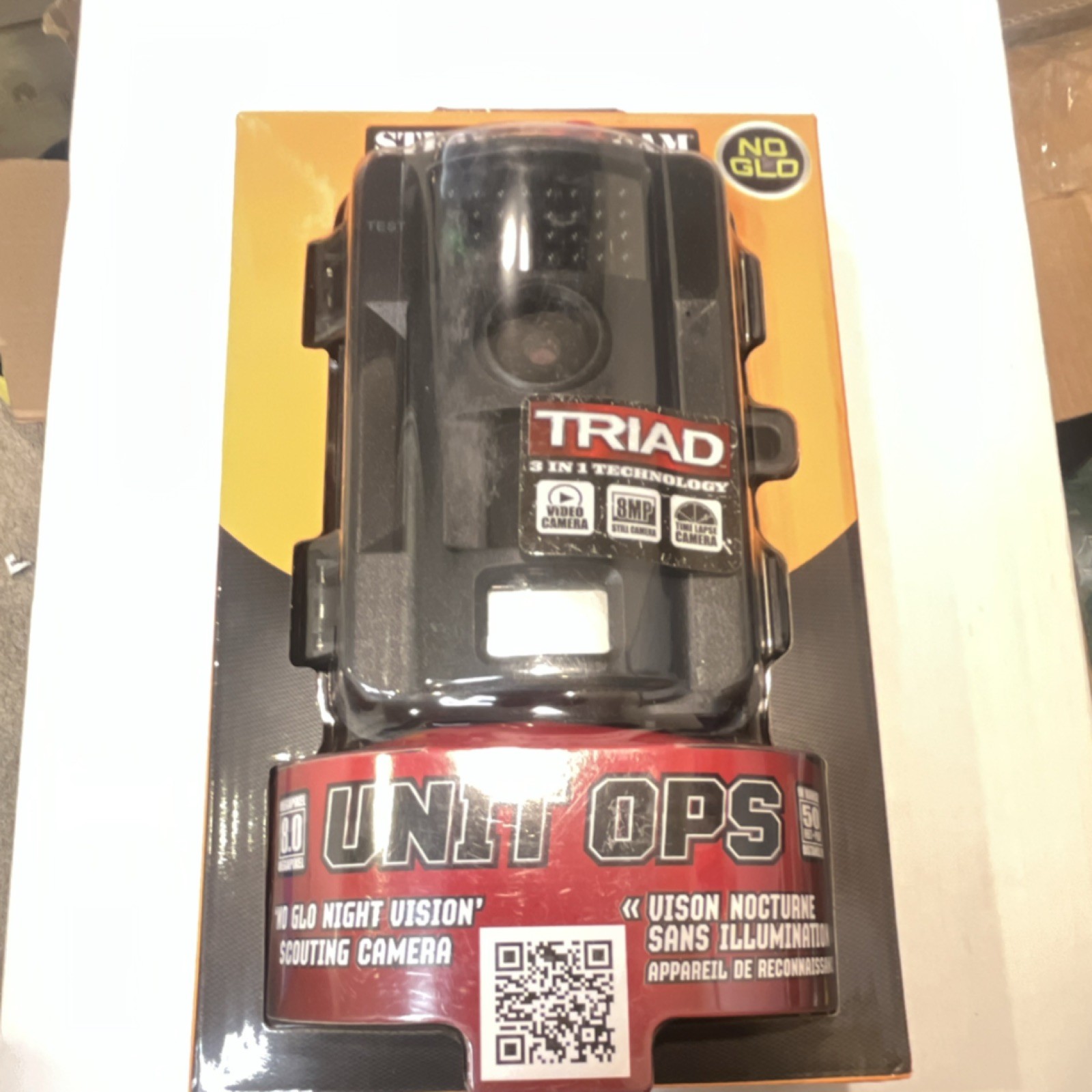 Stealth Cam Unit Ops 8MP Trail Camera Infrared No Glow Night Vision SD Card 50ft