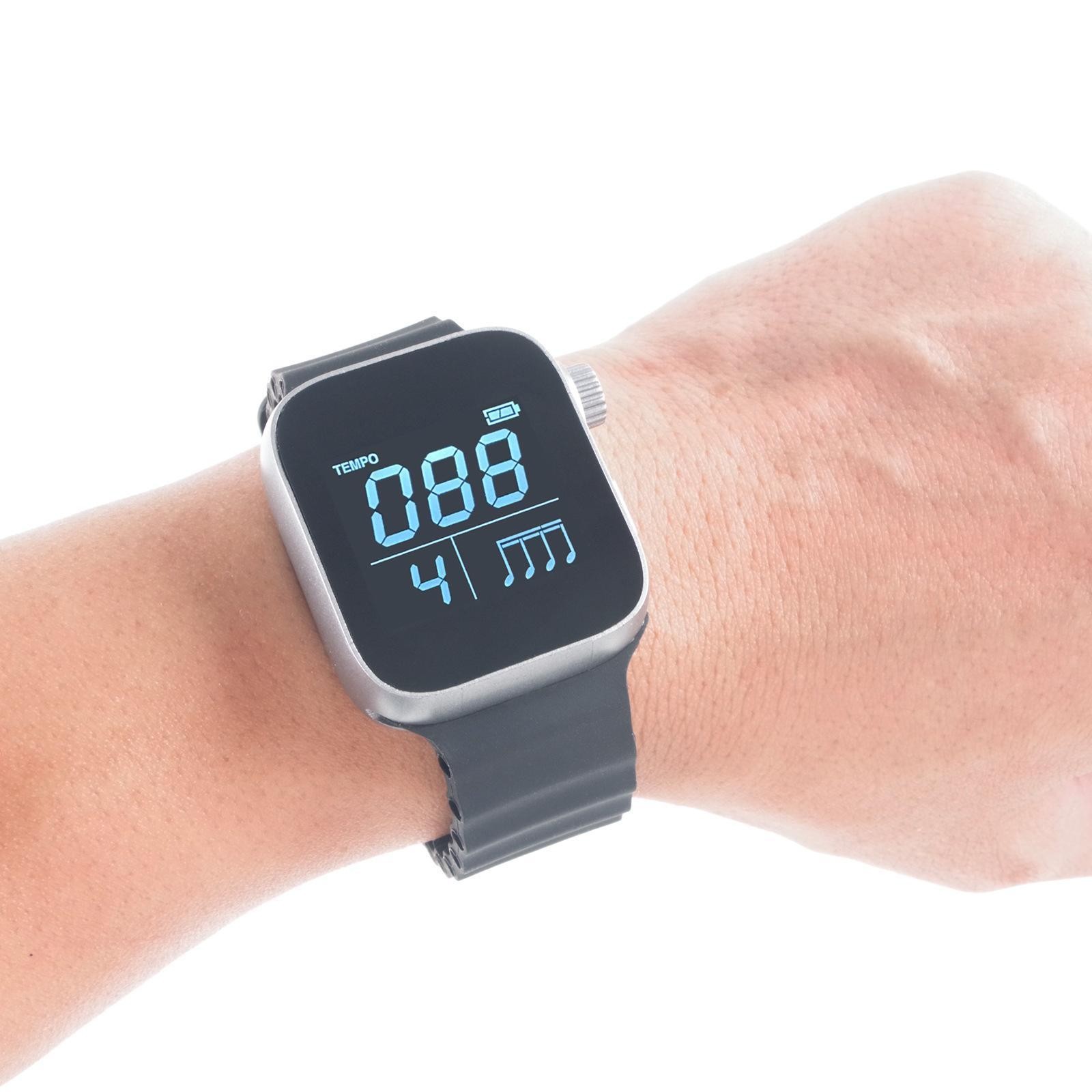 Wearable Metronome Watch Electronic Metronome Easy to Use Tap Volume Adjustable
