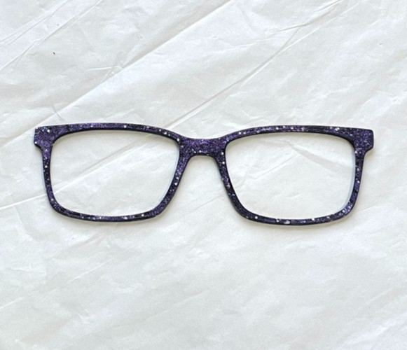 Kirby Frame Topper-3D Printed Kirby Topper Pair Eyewear-Glitter Kirby Topper-New