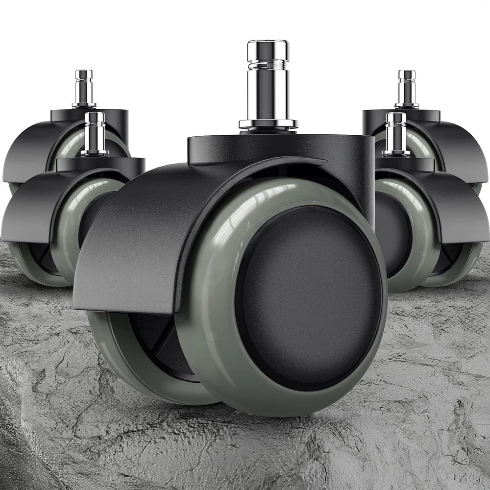 Chair Wheels for IKEA Chairs 10mm Stem Set of 5 2 Casters