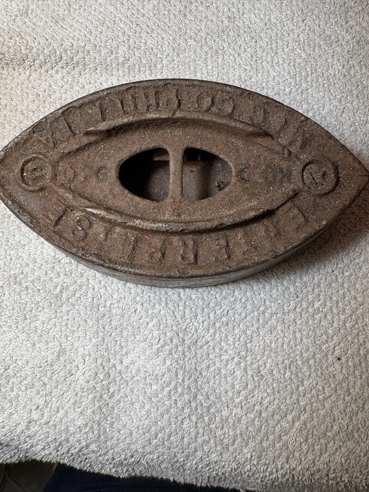 Enterprise Sad Iron Coal Cast Iron Flat Iron 5 lb 5.1 oz Vintage Antique