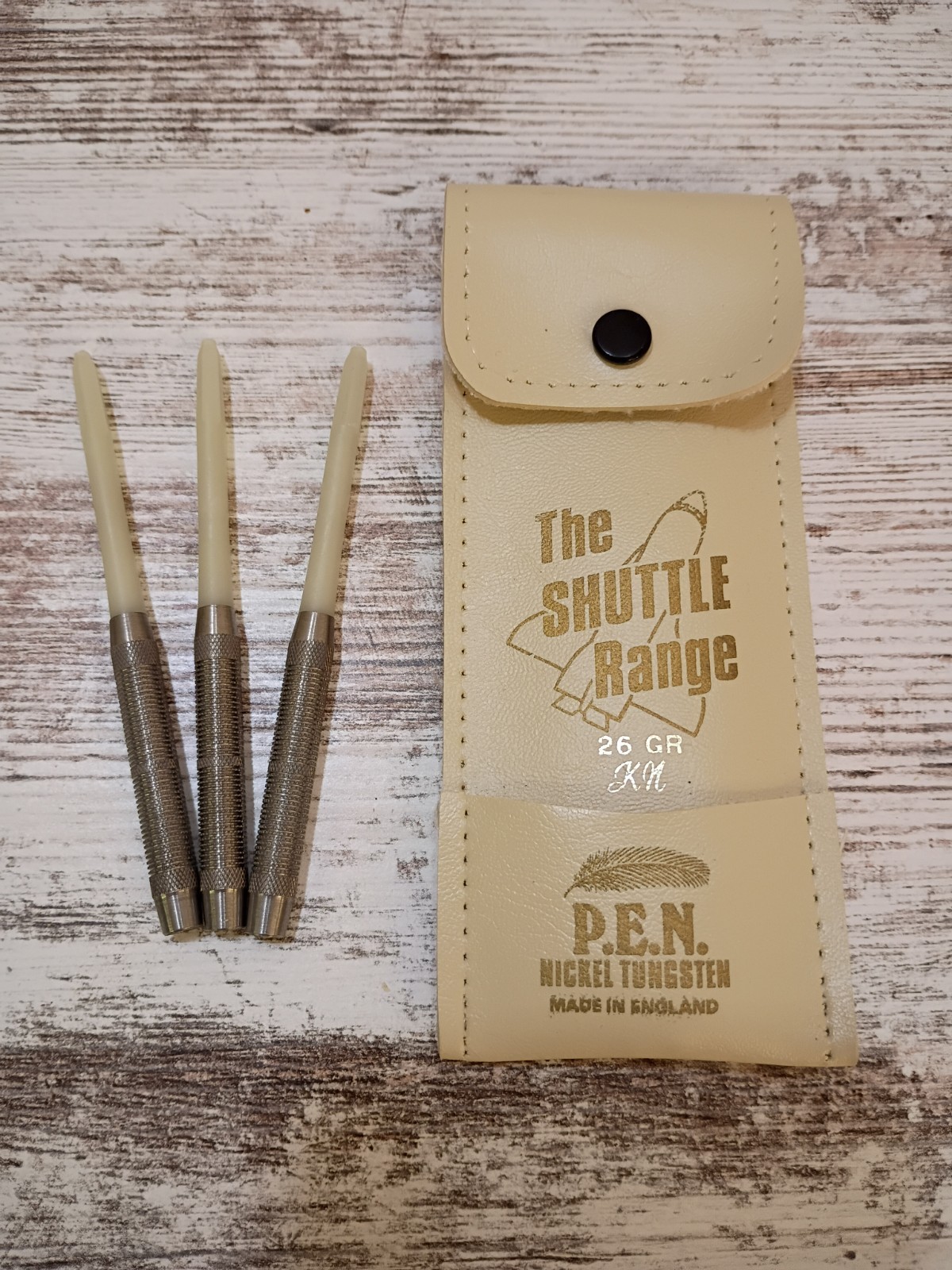 New P.E.N. The Shuttle Range Soft Tip Darts 26 gram 51mm Long New With Case