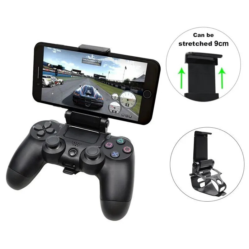 For PS4 Mobile Cell Phone Stand For PS4 Controller Mount Hand Grip For PlayStati