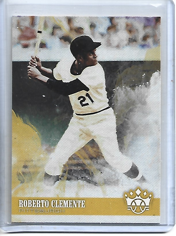 Roberto Clemente 2018 Panini Donruss Diamond Kings #19-Pittsburgh Pirates