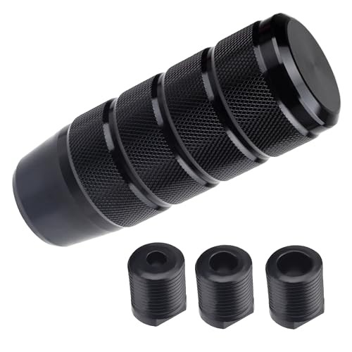 Car Shifter Knob, Aluminum Gear Shift Style Knobs, 3.74" Shift Knob with Black