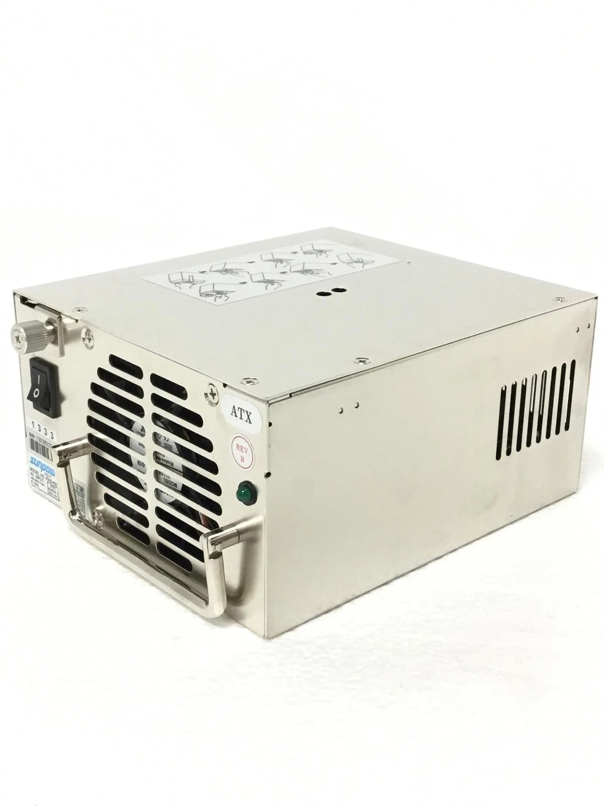 Sunpower RAS-400 Hot-Swap ATX Power Supply Unit 969271-102 TESTED US SELLER