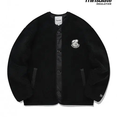 Evetfield Bets Chararis Faux Fur Black Jacket L Pre-Owned