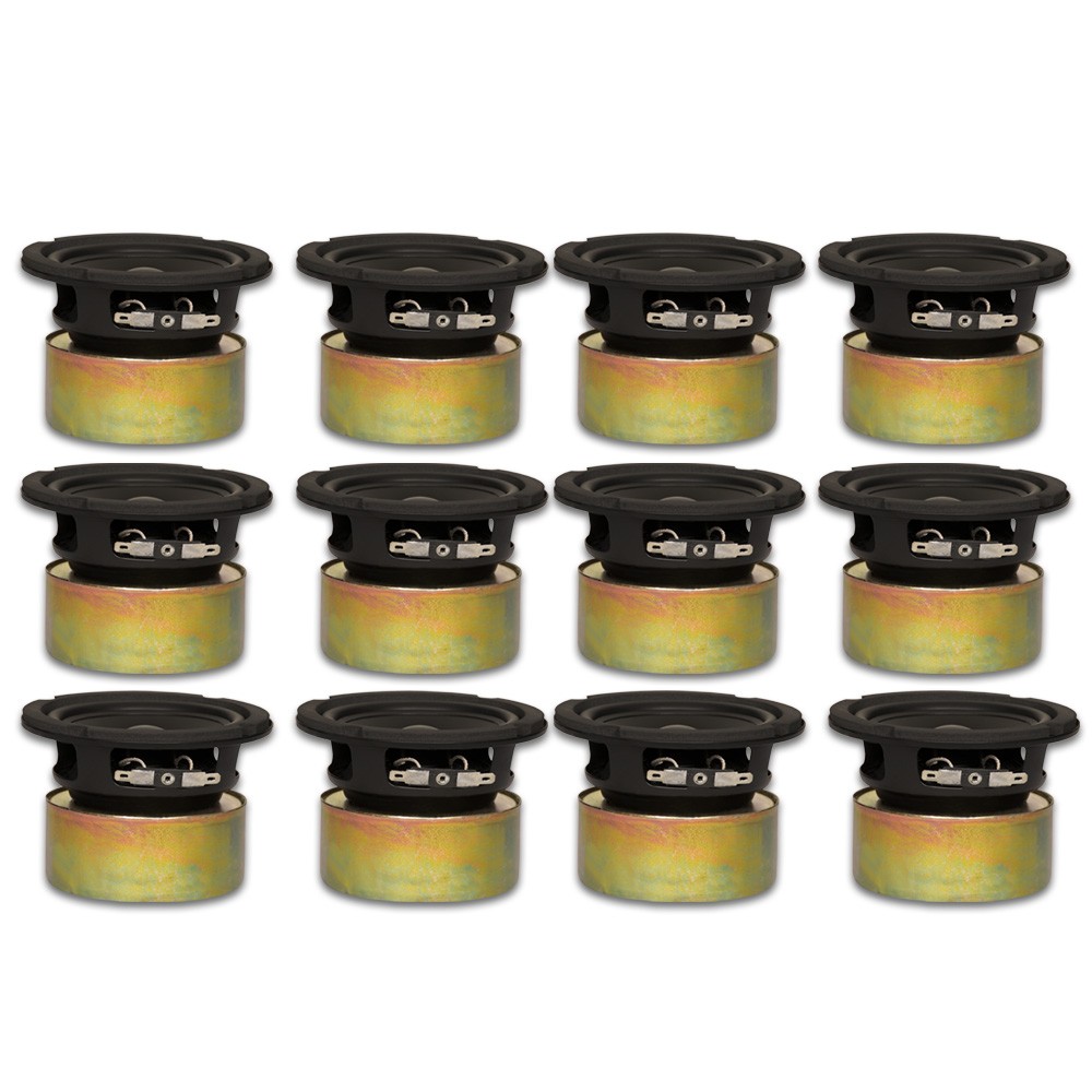 12 Goldwood Sound GW-4028/S Shielded 4" Woofers 70 Watt each 8ohm Speakers