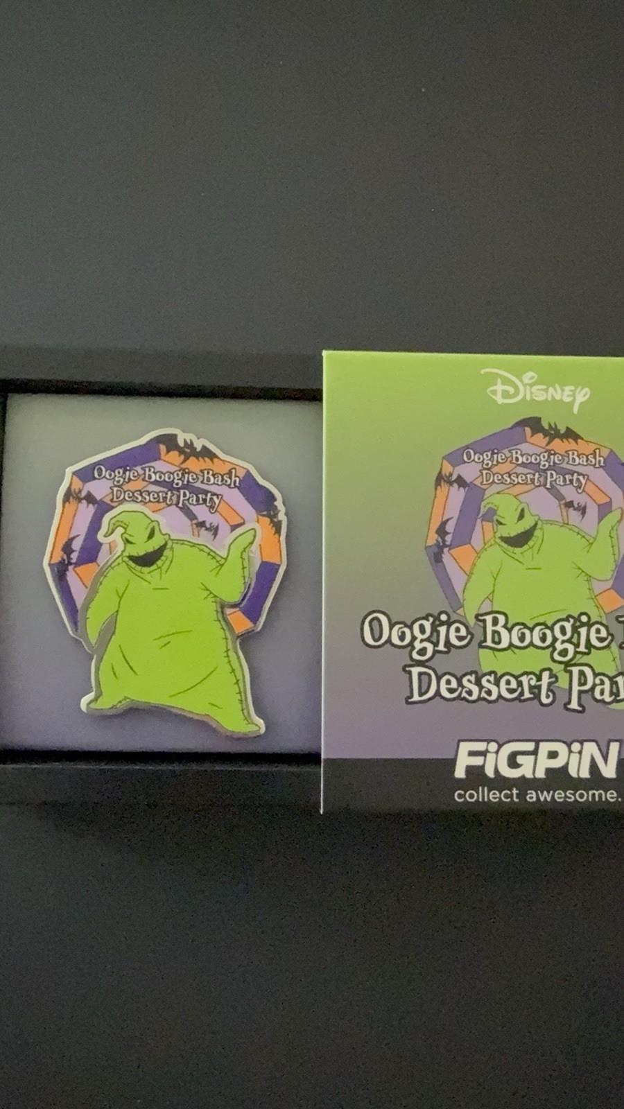 Disney Oogie Boogie Bash Dessert Party Limited Edition Figpin 2025 Pin