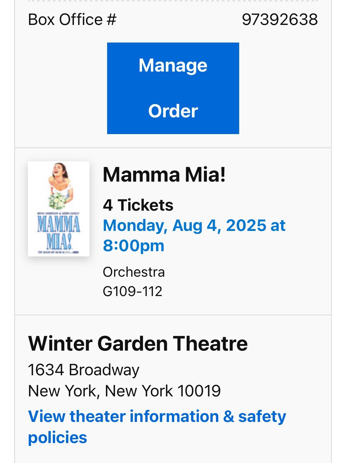 Mamma Mia NYC -