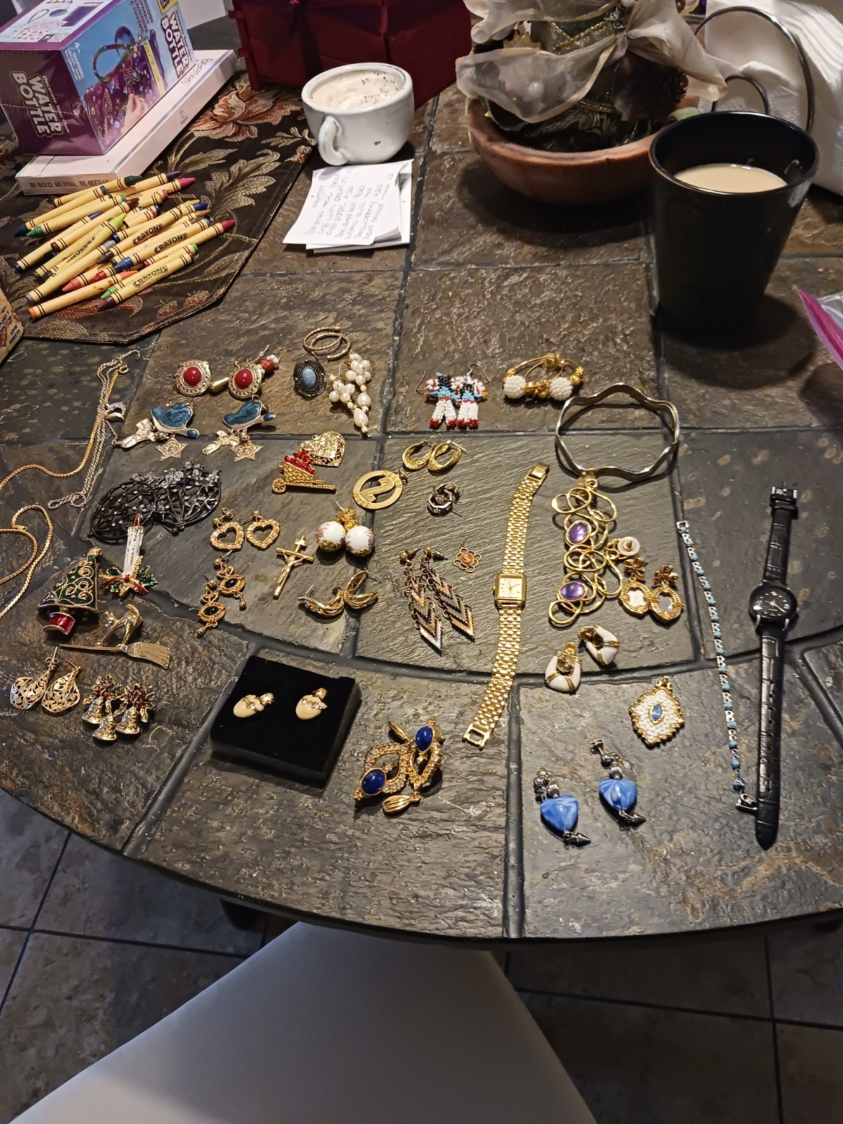 Vintage Costume  jewelry from Avon a mix collection well worth the price