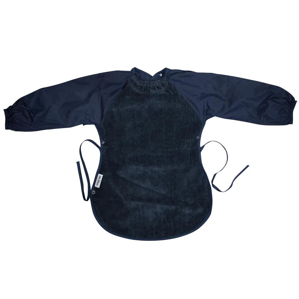 Silly Billyz Towel Messy Eater Bib (Navy)