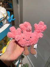 Amuseables Coral 7in Jelly New Soft Plush Toy Stuffed Toy Cute Gift BNWT