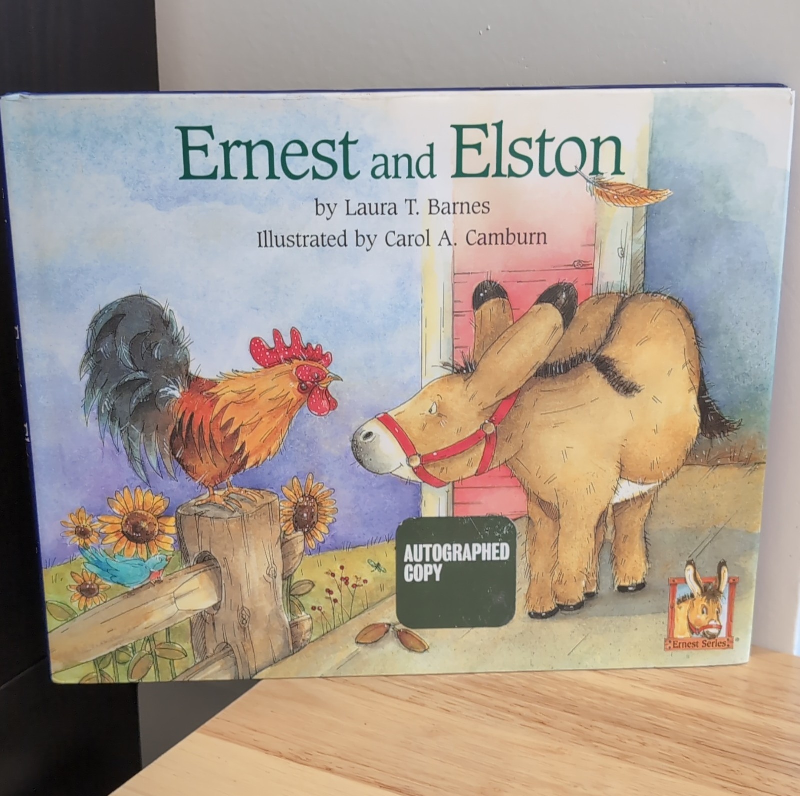 Ernest and Elston by Laura T. Barnes Signed Hardcover Barnesyard Books