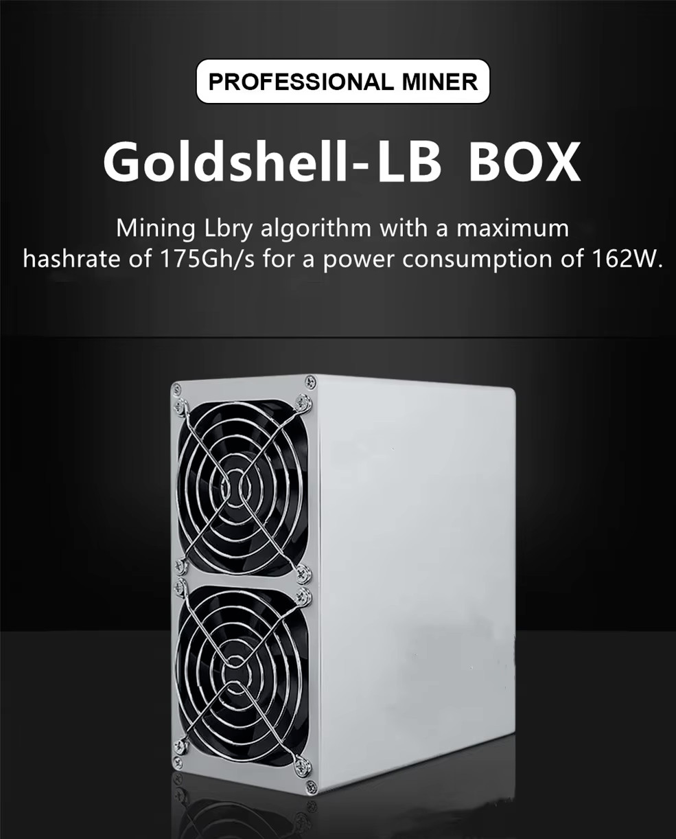 2x Goldshell LB BOX Miner ASIC Crypto Bitcoin For ETH & BTC Currency
