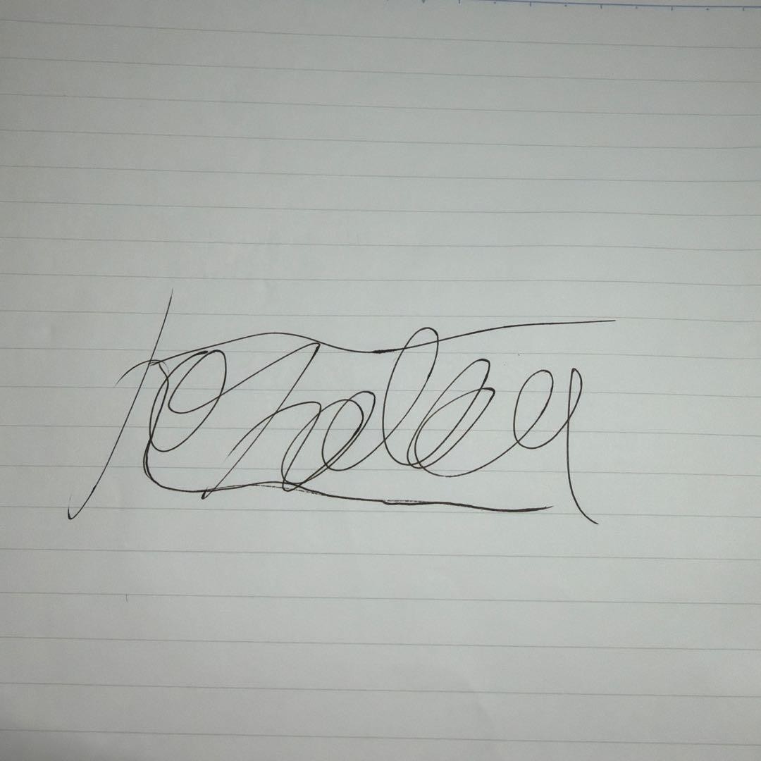 Handwritten Sign Future Celebrity Autograph Rare Collectible Used