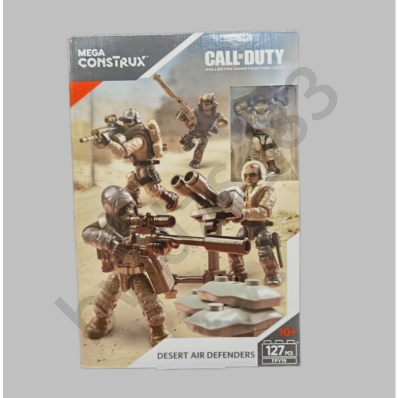 Mega Bloks Construx Call of Duty FPY19 Desert Air Defenders Building Block Model
