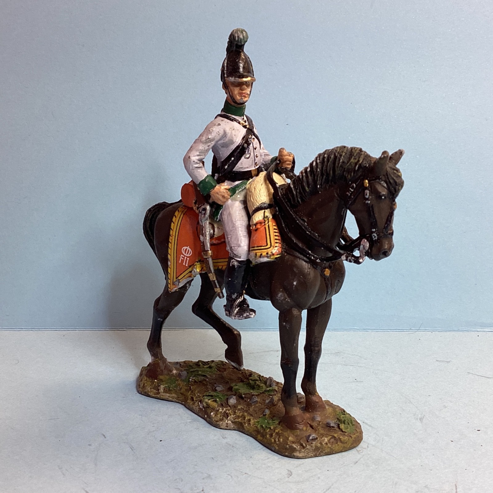 Del Prado 60 mm Napoleonic Figure Trooper Austrian Jägers 1800