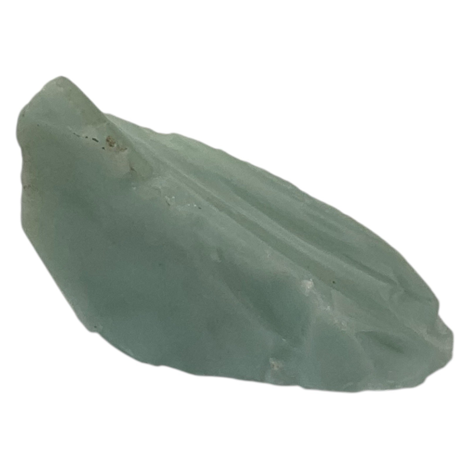 Mint Green Art Glass Cullet Slag Glass #5L127