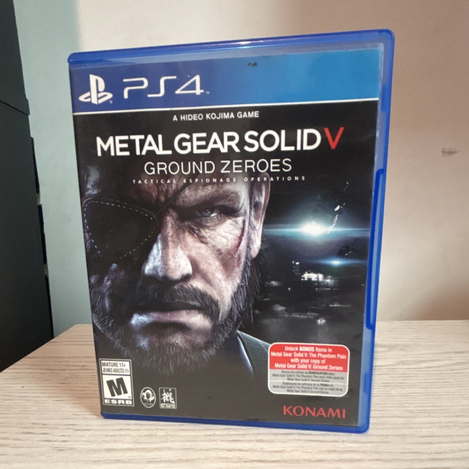 Konami Metal Gear Solid V: Ground Zeroes PS4 Action Stealth | Fast Ship | Tested
