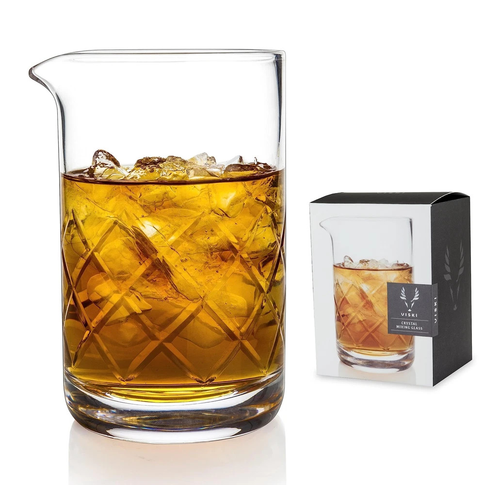 Professional 17 Oz Crystal Mixing Glass Pitcher For Bartending Home Bar