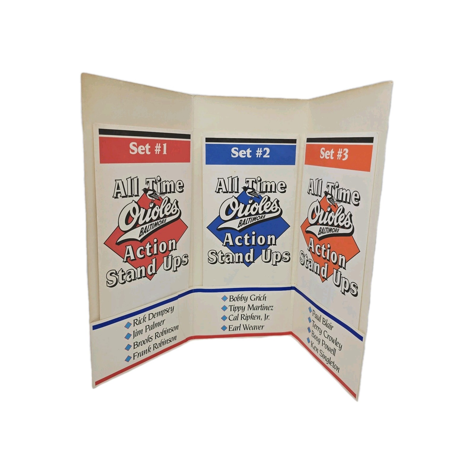 Baltimore Orioles Vintage 1992 Limited Edition All Time Action Stand Ups 3 Sets