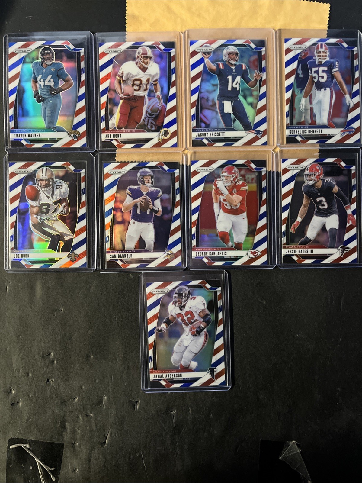 2024 Panini Prizm - Red White & Blue Vet Lot of 9.