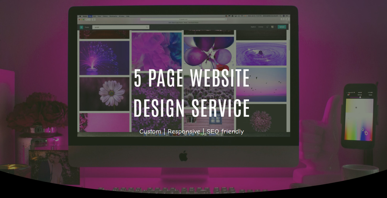 Web Design Service | Fast & Mobile-Ready Site | 5 Page Website Design Service