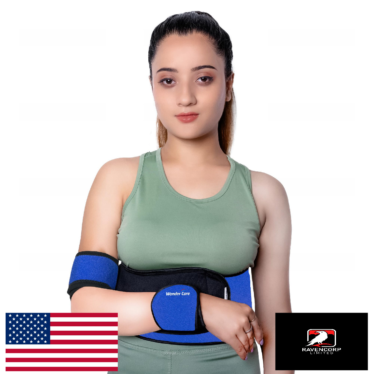 Wonder Care Left Right Shoulder Immobilizer Arm Sling Clavicle Brace Support Lig
