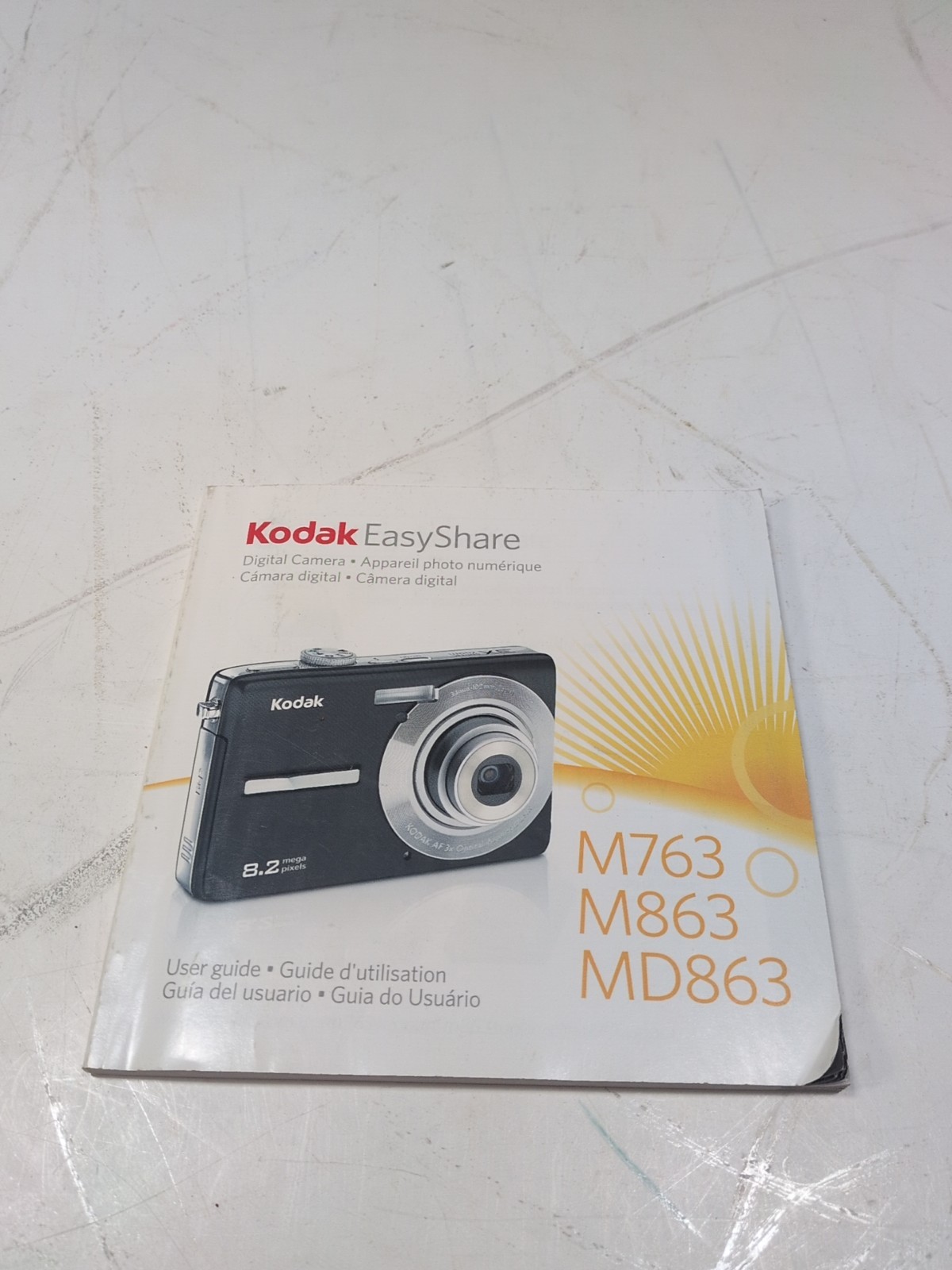 Kodak Easy Share Digital Camera User Guide - Manual Only For M763 M863 MD863