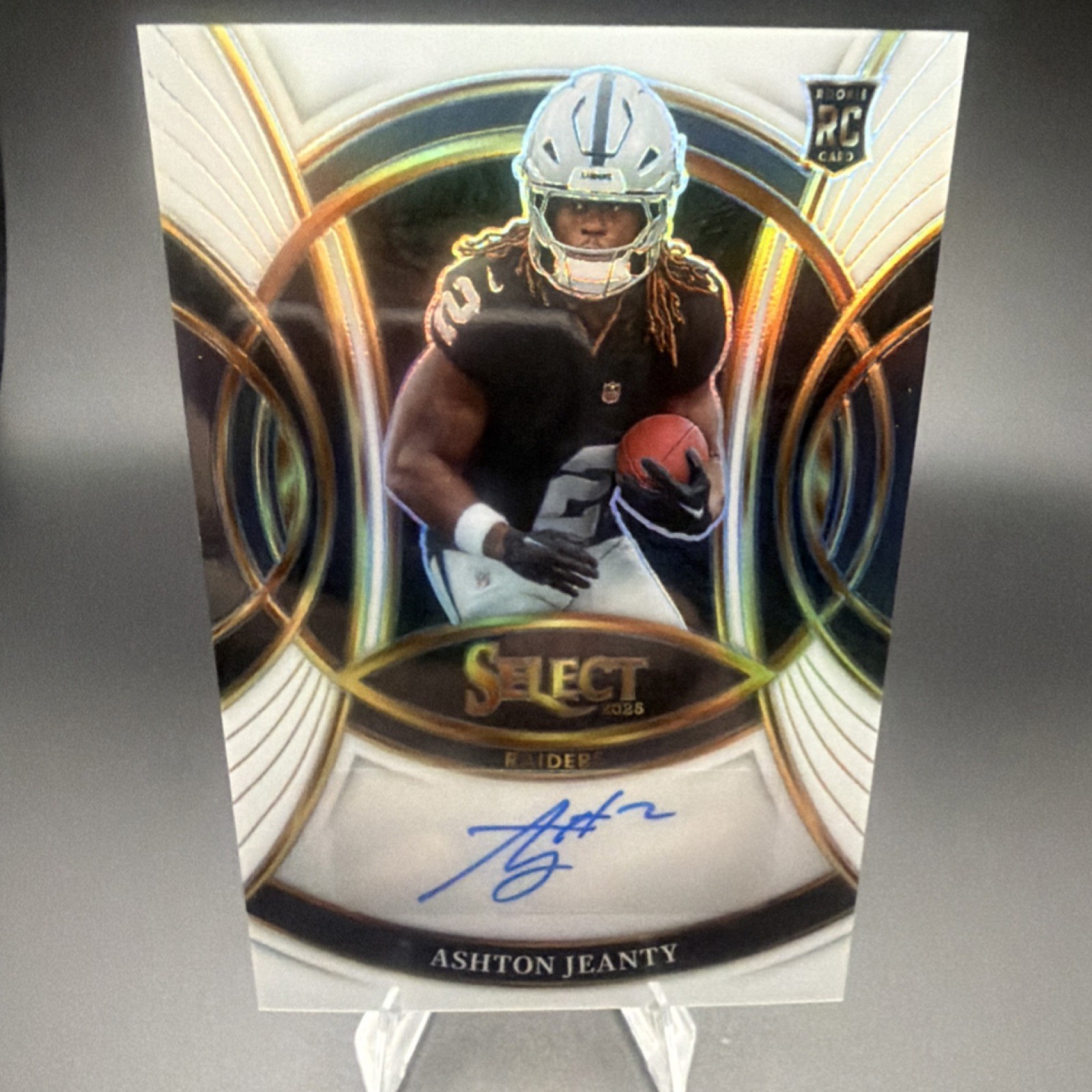 Panini Select Rookie Prizm Ashton Jeanty Raiders Autograph 7/35 Football