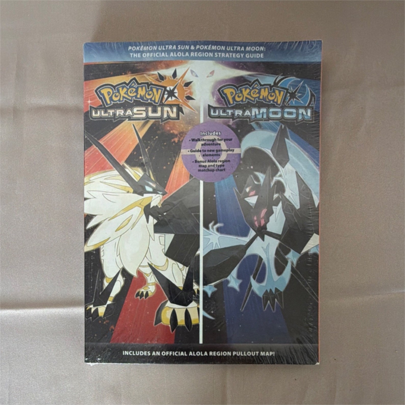 Pokémon Ultra Sun & Ultra Moon Strategy Guide with Pullout Map Solgaleo Lunala