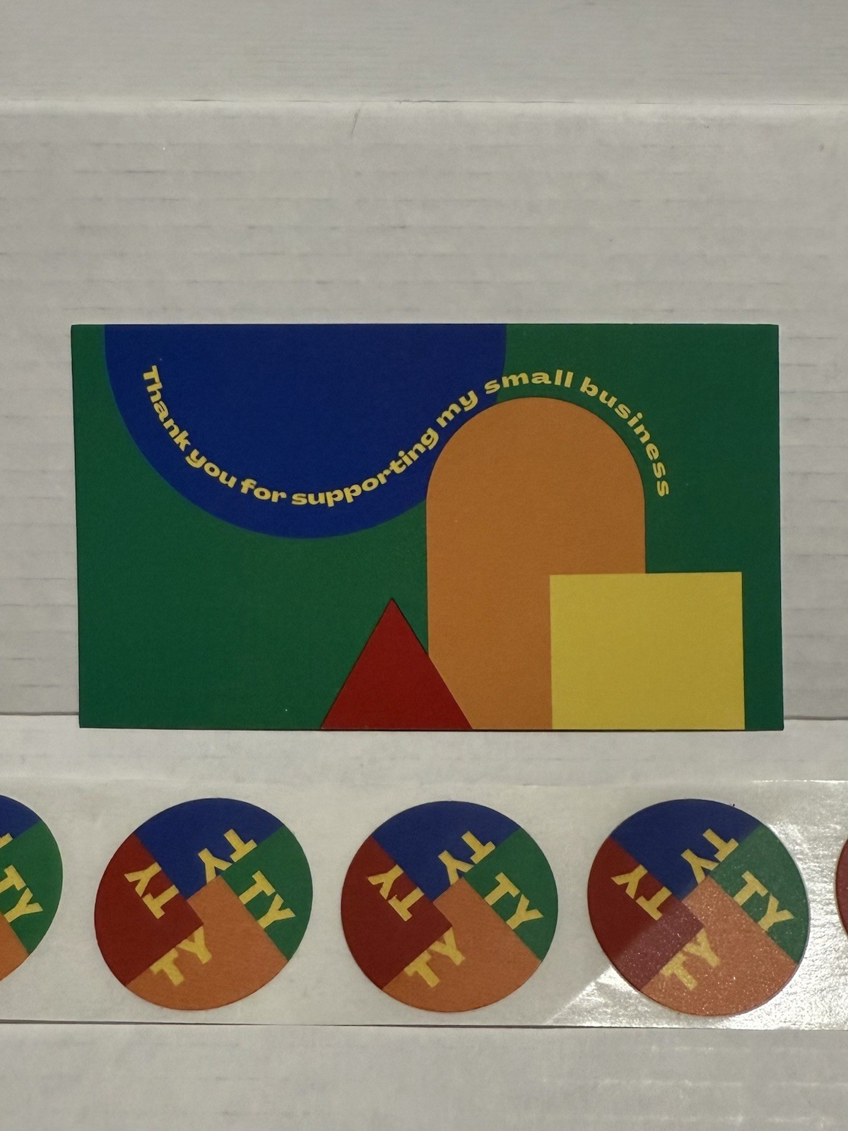 25 Thank You Business Cards Kit