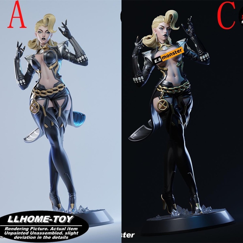 1/24 Emma Frost Resin 3D Print Unassembled Unpainted Model Garage Kit figure