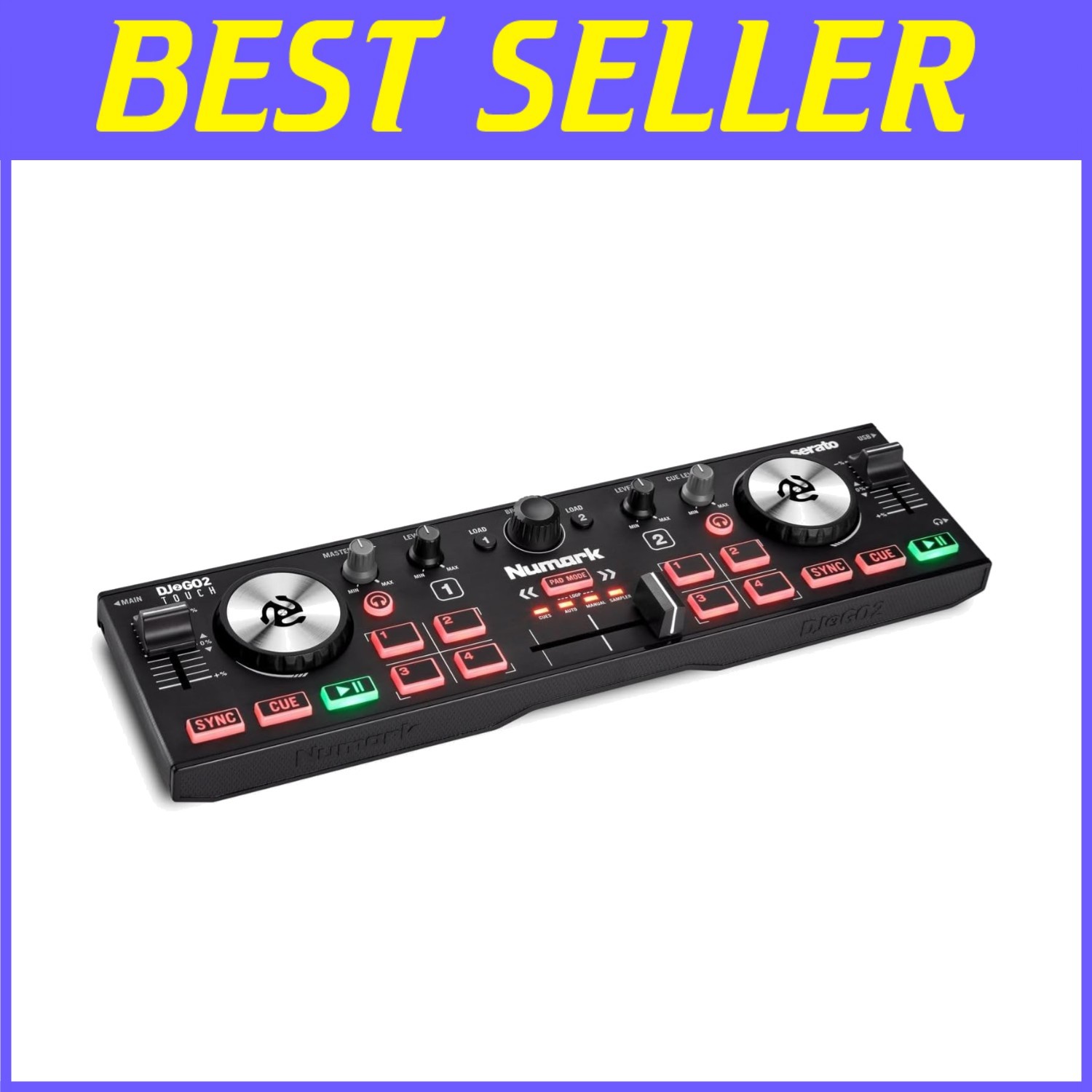 Touch-Sensitive DJ Controller for Mac & Windows