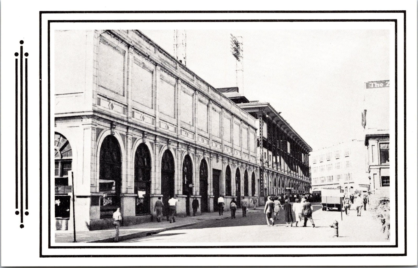 Pittsburgh Forbes Field Baseball Stadium Postcard