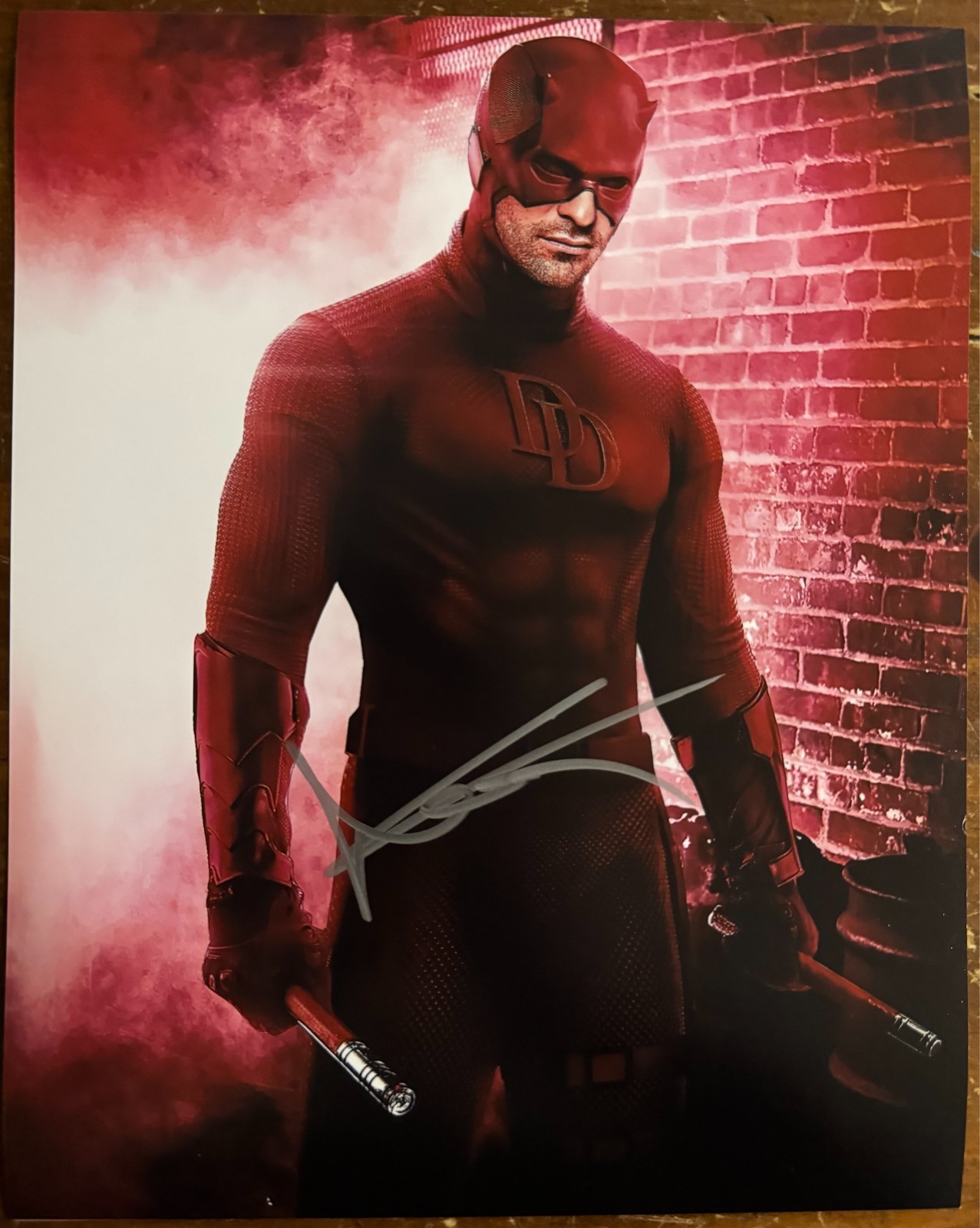 Charlie Cox Daredevil Signed Autographed Signature 8x10 Matte Photograph COA