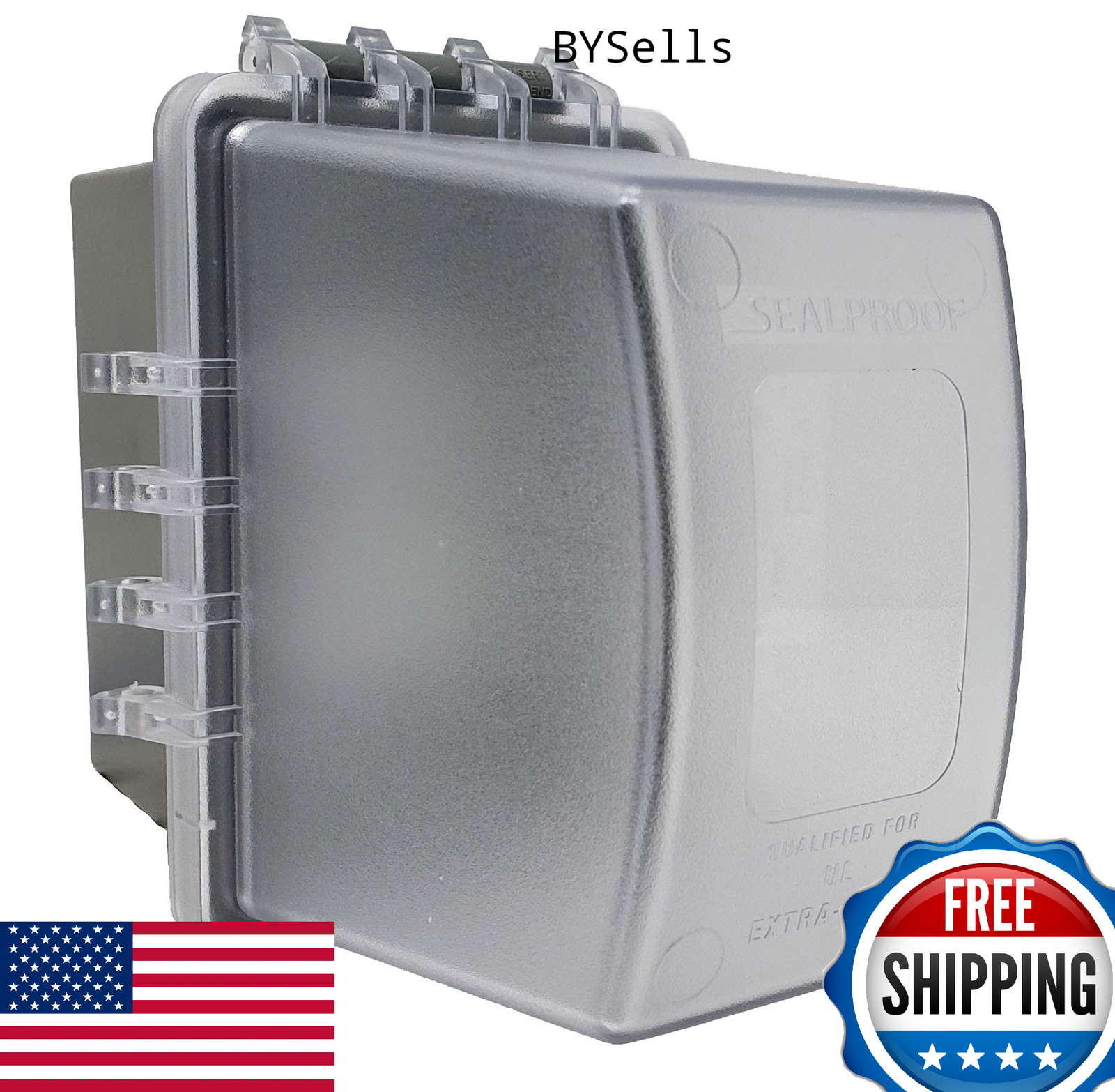 Sealproof 1-Gang Weatherproof Extra Deep In-Use Outdoor Outlet Cover Lockable