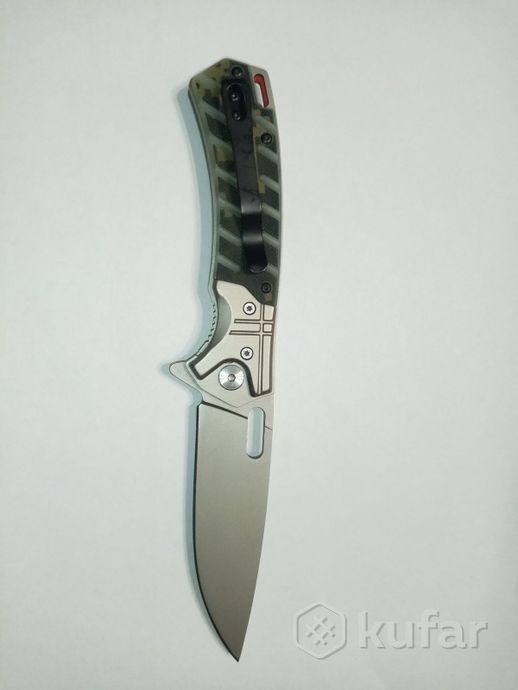 Pocketknife Gray Black Handle Drop Point Plain Manual Folding Factory Modern