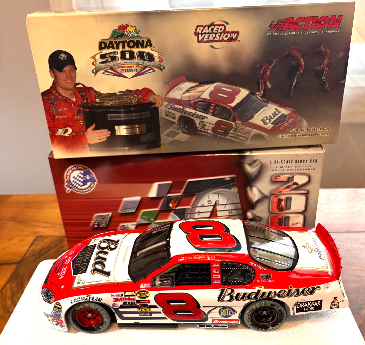 Dale Earnhardt Jr #8 Budweiser Born On Date 15 Feb 2004 Chevrolet Monte Carlo 