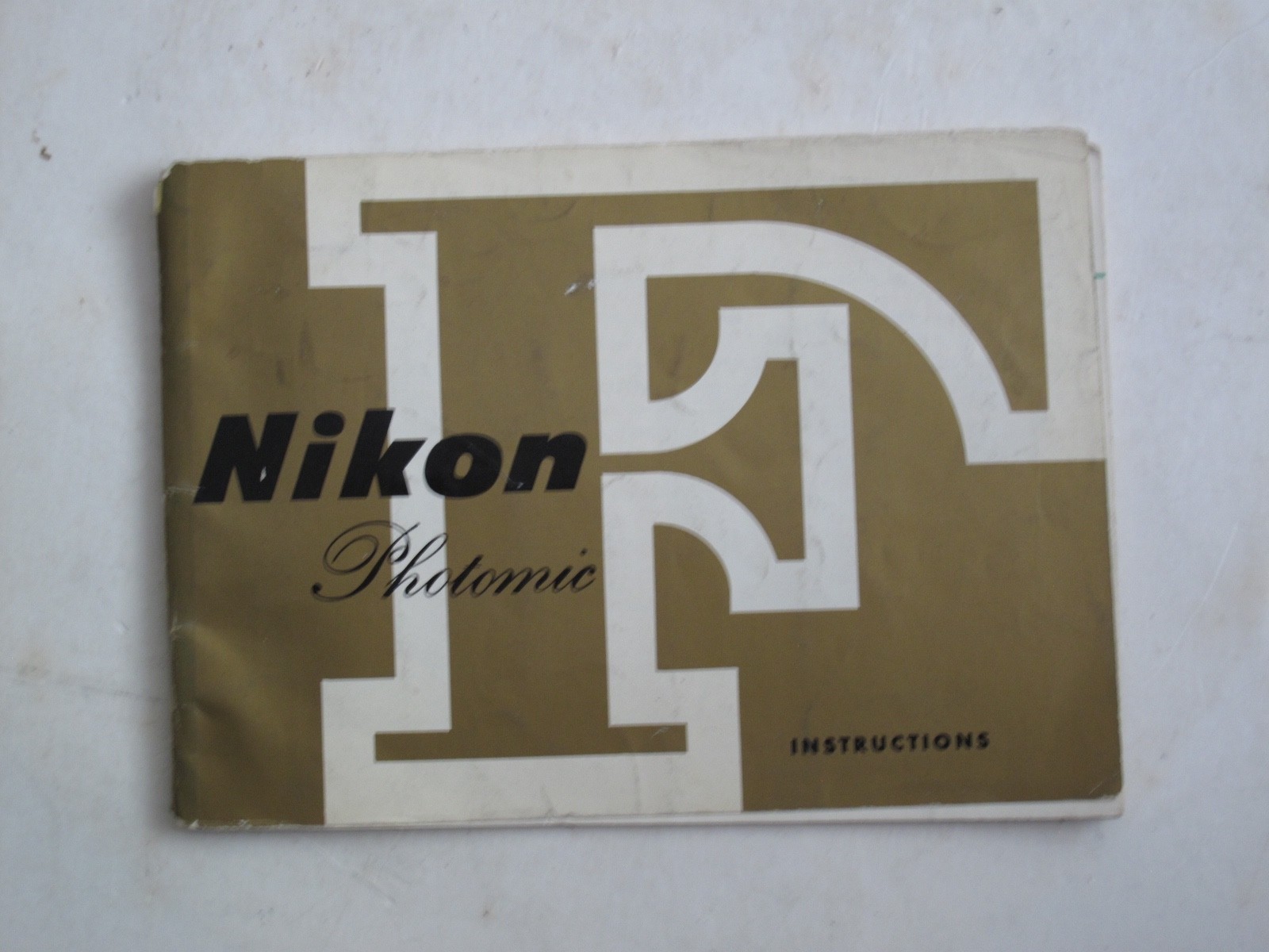 Nikon F Photomic instruction manual,  US SELLER "LQQK"