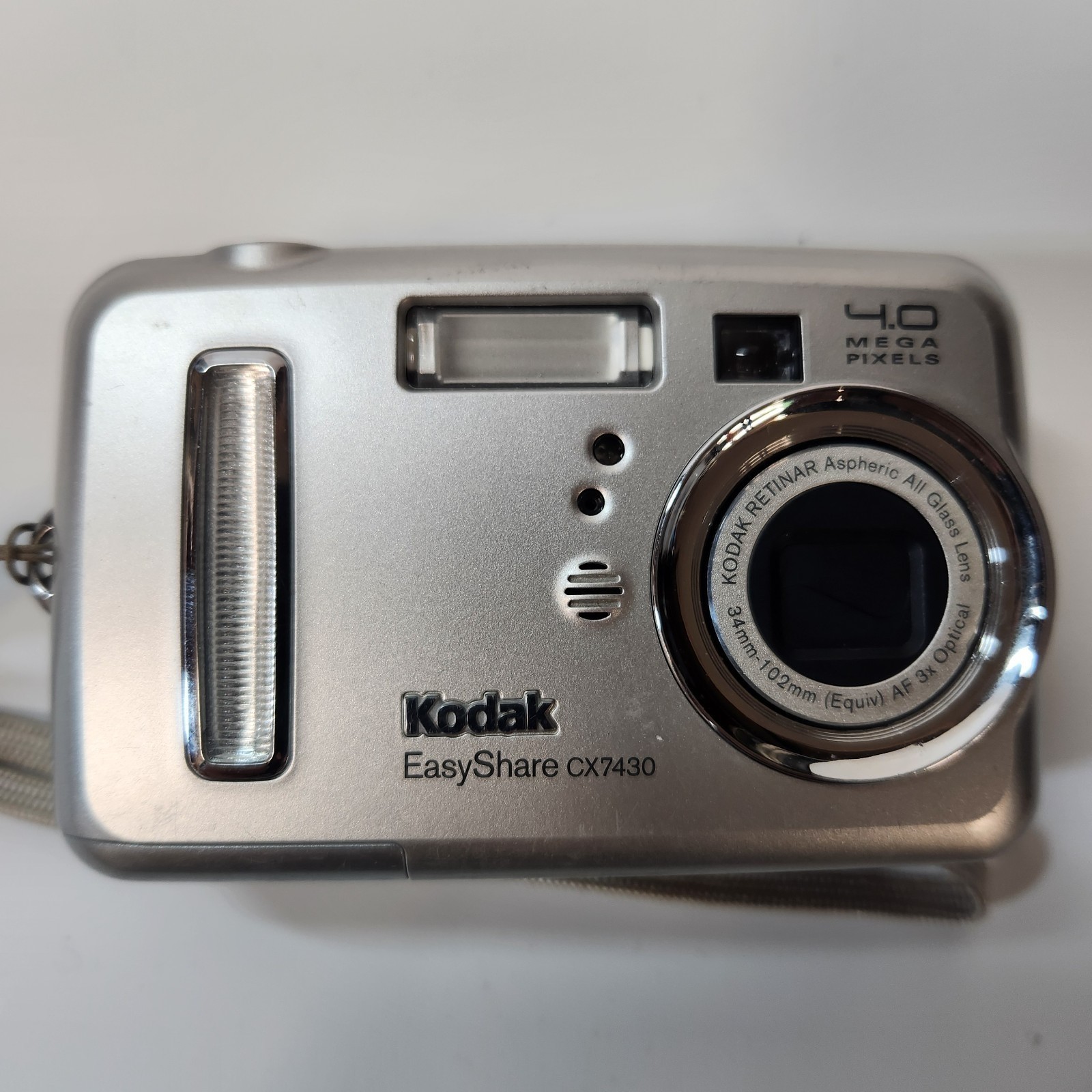 Kodak EasyShare CX7430 4.0MP Digital Camera Bundle - Silver Tested Works