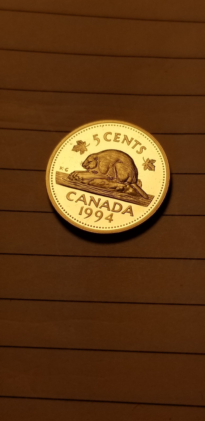 1994 Canada 5 Cents Coin Mint Grade Beauty Idab1.