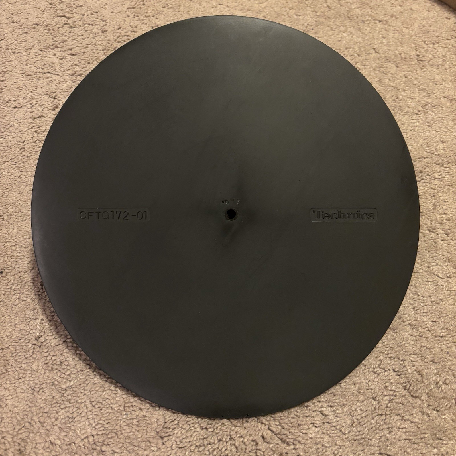 Technics SFTG172-01 Turntable Thick Rubber Slip Mat for SL-1200 1210 MK2 MK3 OEM