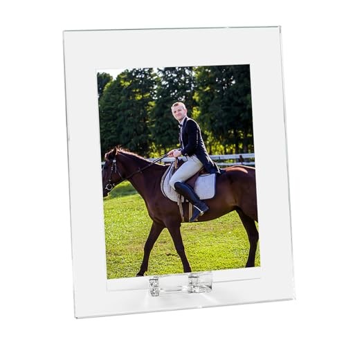  Crystal Picture Frame for Home Decor, Wedding Frame Tabletop 5 x 7 inch/M